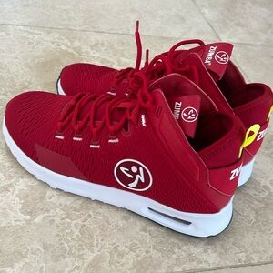 Zumba sneakers, size 8.5, red color, brand new!